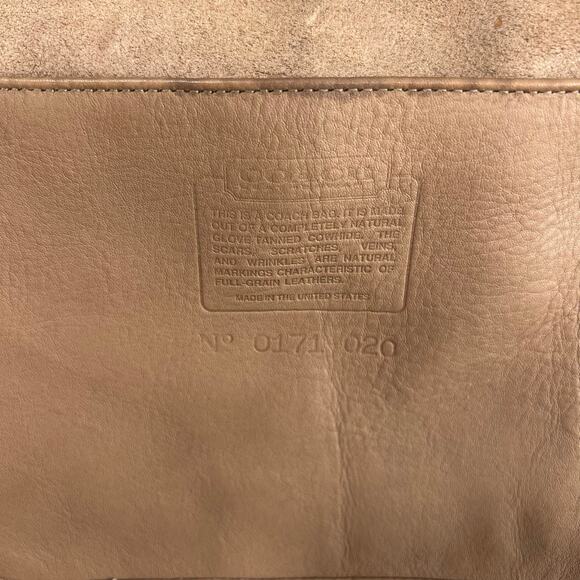 Coach vintage bleecker Legacy Tan Leather  Crossbody Bag Purse 0171 020 - Picture 6 of 11